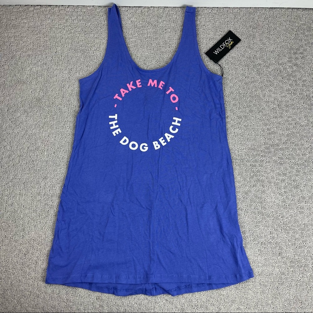 NWT WildFox Sun take me to the dog beach poolside coverup
